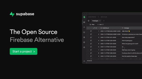 Supabase, alernative open source à Firebase